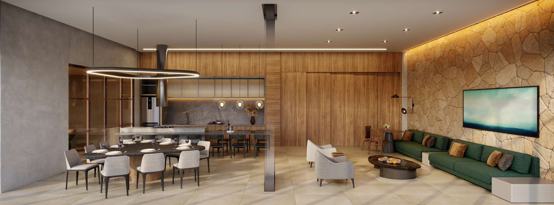 Perspectiva artística do Gourmet