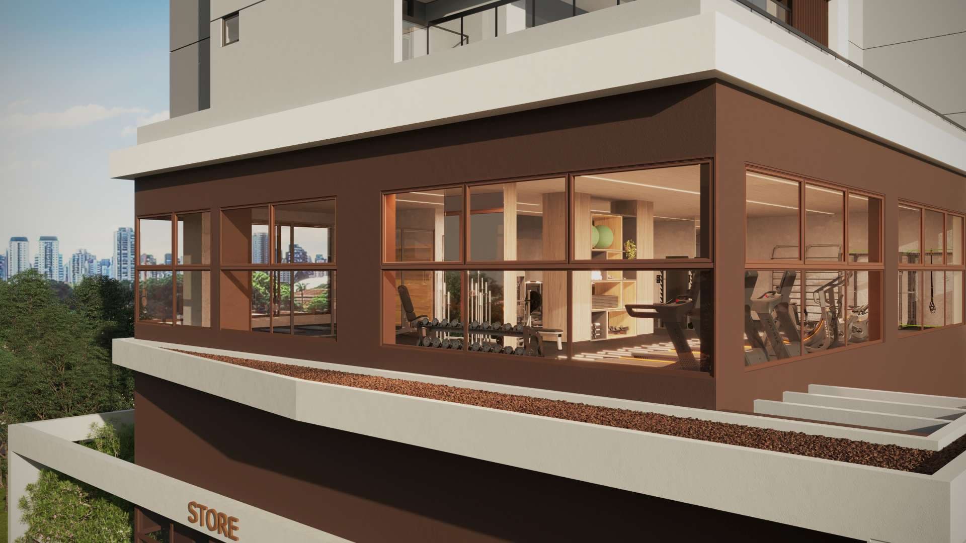 Perspectiva artística do Fitness